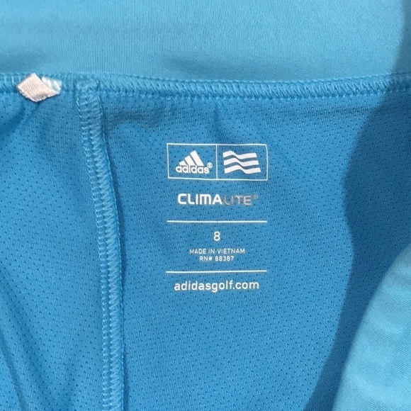 Adidas Turquoise Athletic Climalite Skort size 8 - Picture 6 of 10